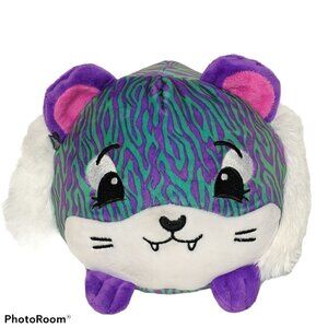 Pikmi Pops Surprise Tiger Plush Green Purple 7"